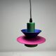 Italian Postmodern Pendant Lamps, 1980s, Set of 3
