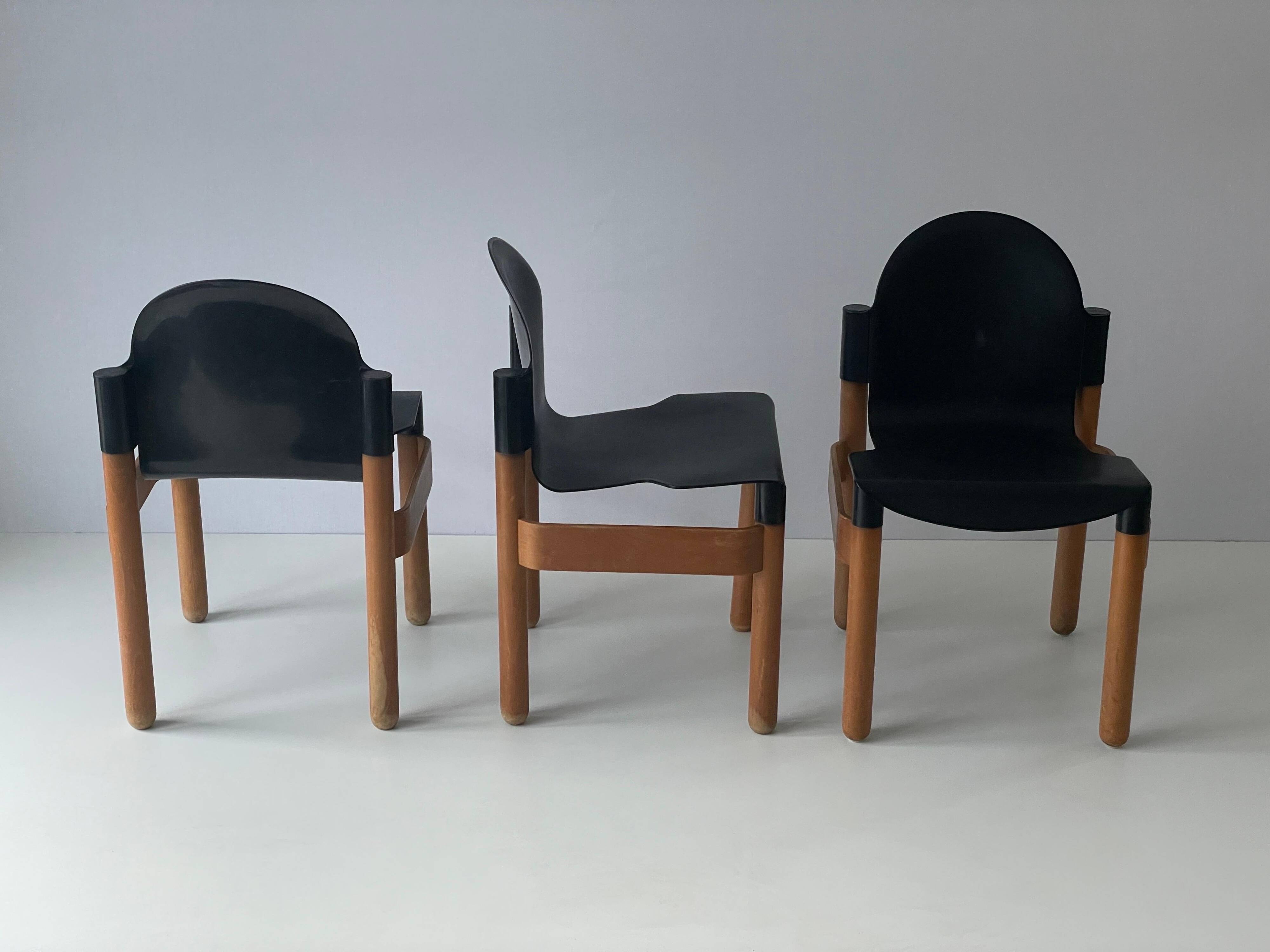 Thonet Flex Set of 3 chairs by Gerd Lange, 1970s, Germany