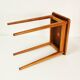 Minimalist side table, Lotos, Germany, 1960s.