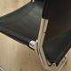 Leather chair, Italian design, 1970s, production: Italy