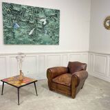 1950 leather club armchair