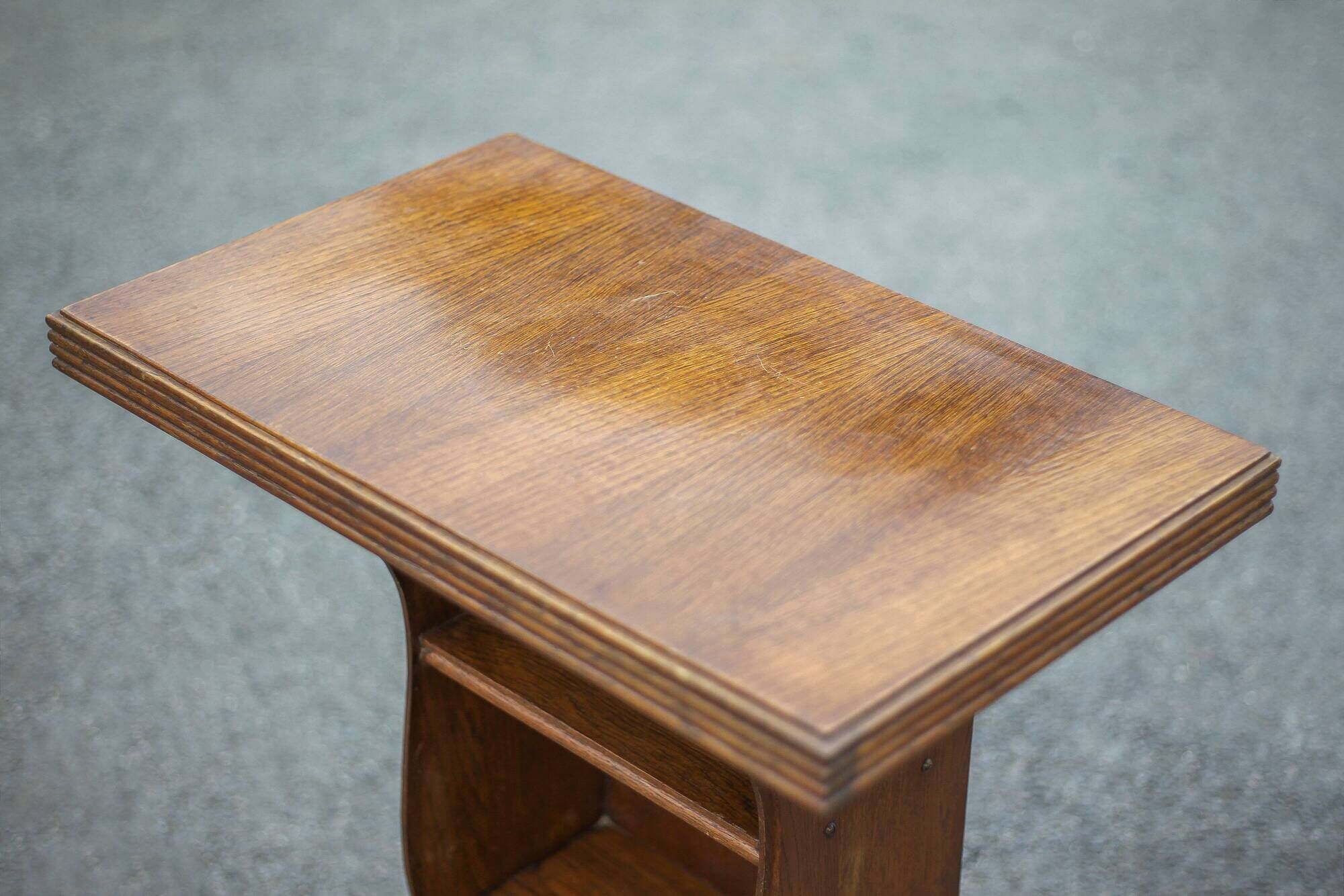 Vintage wooden furniture, wooden console, altar, end table, desk