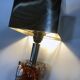 Table Lamp • Cube • Fractal Resin • Polished Steel • Chrome • 1970