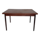 Scandinavian extendable dining table in teak