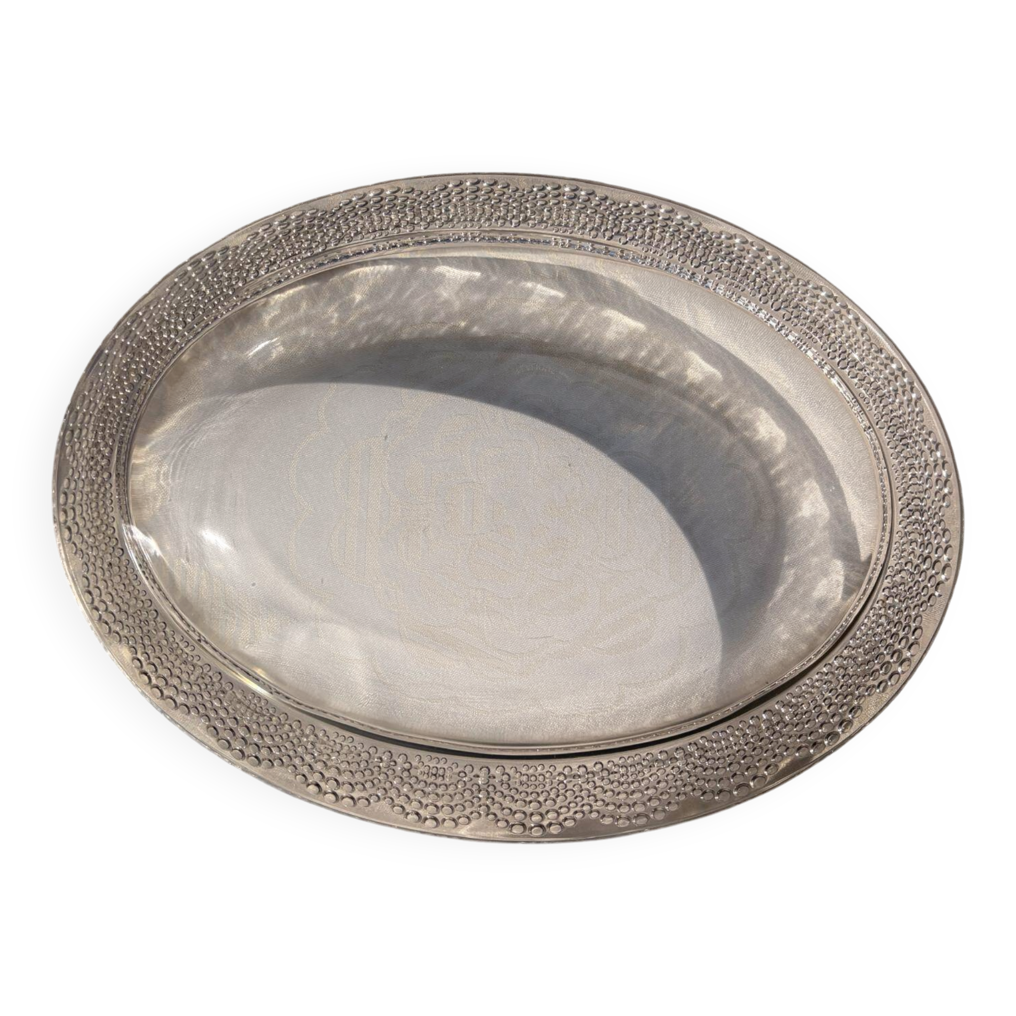 Plat ovale, jardinière Tokyo signé R. Lalique