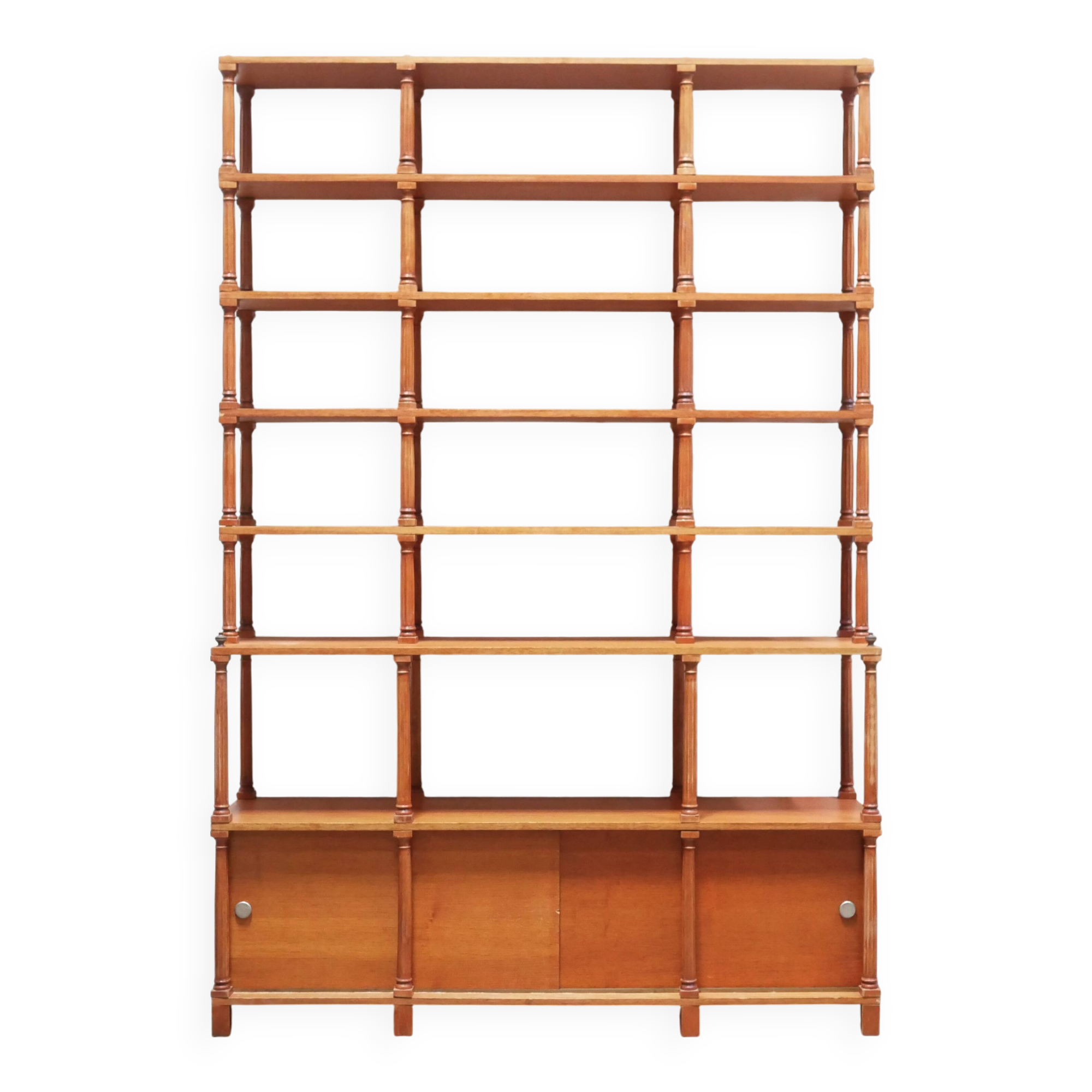 Bibliothèque vintage en bois