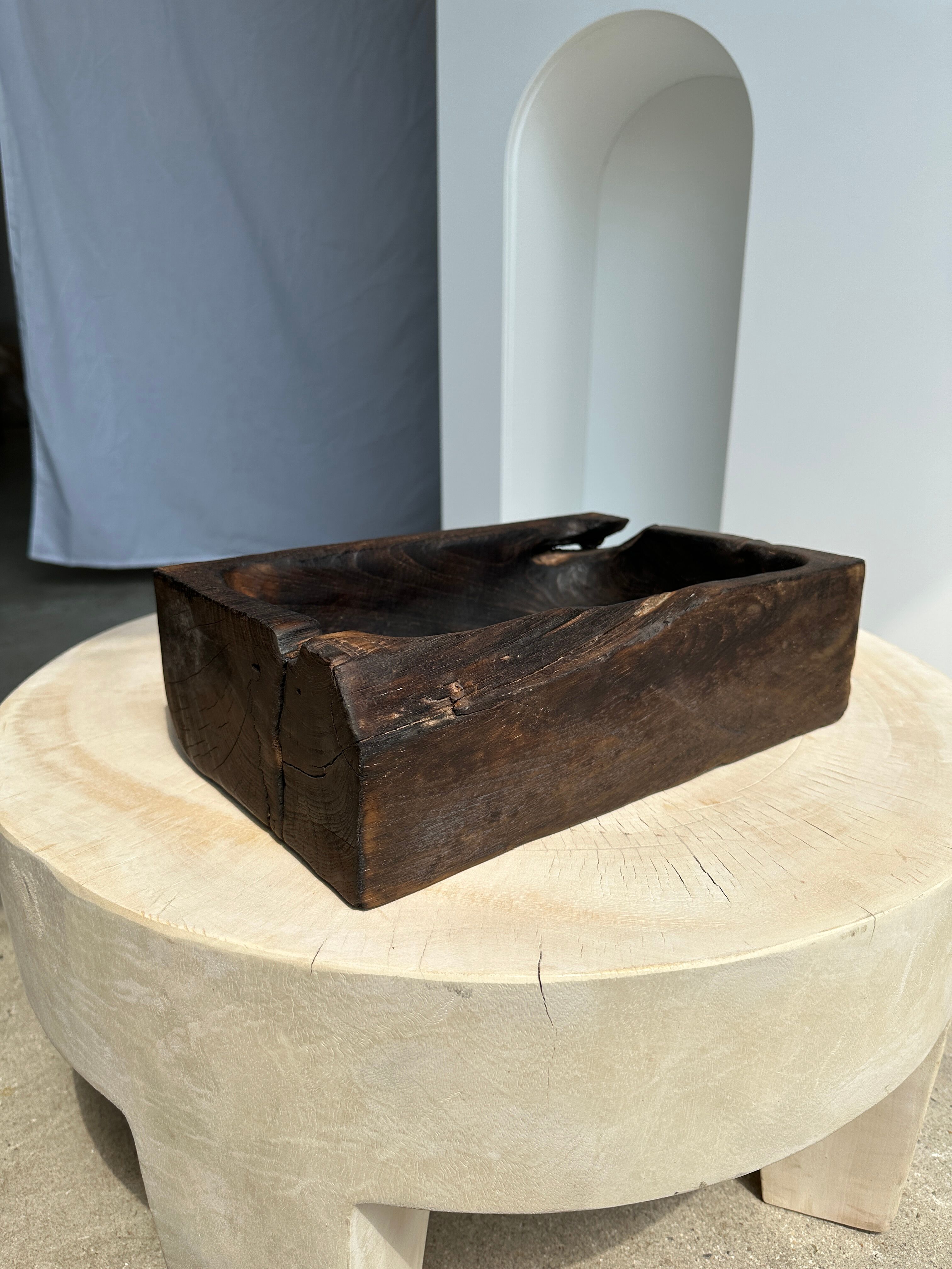 Asian teak empty pocket