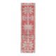 1970s Turkish Oushak Handmade Wool Cotton Red Runner Rug 90x304