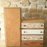 Asymmetrical cabinet