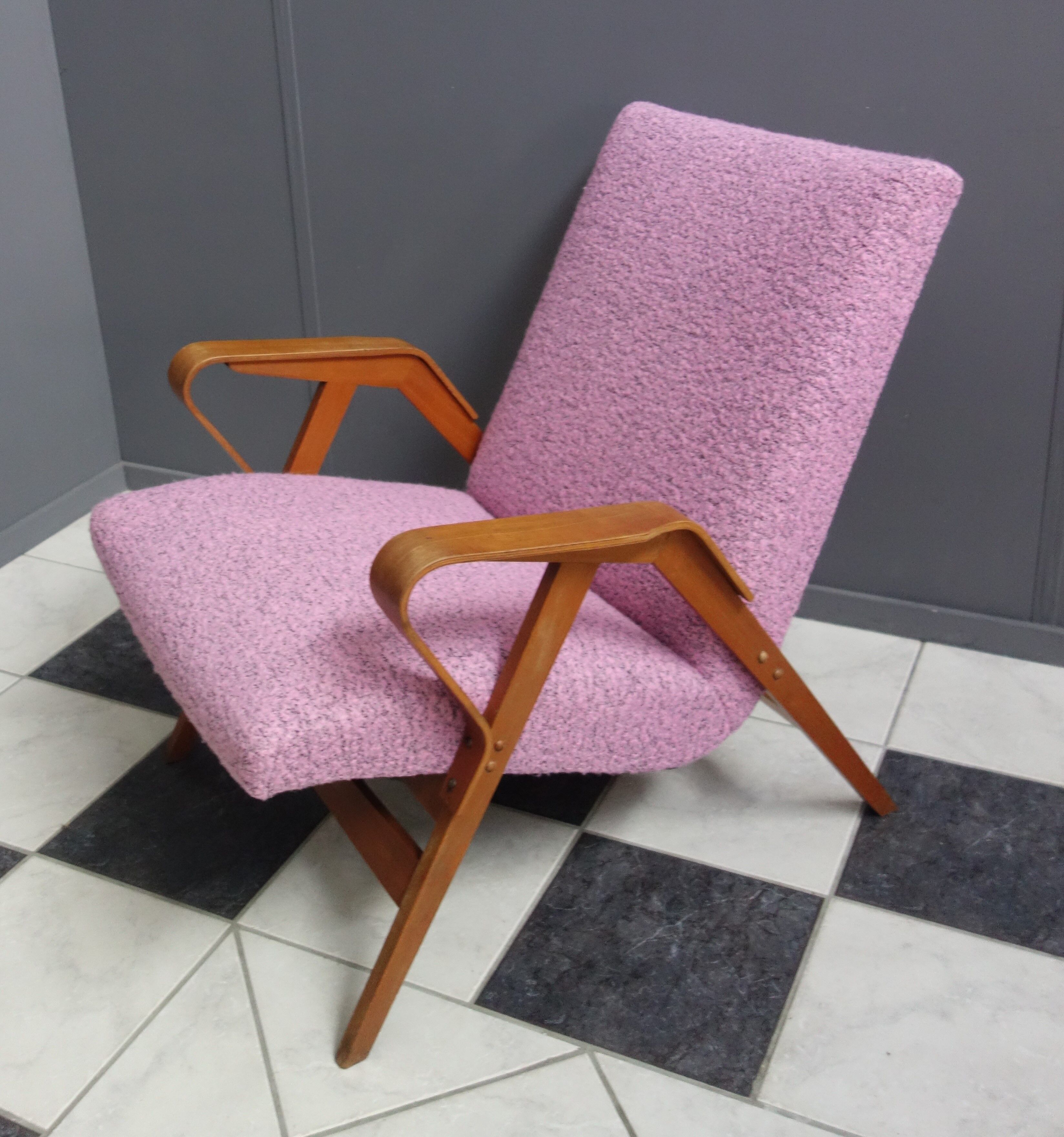 Frantisek Jirfak 24-23 chair for Tatra 1960s