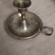 Antique brass candle holder