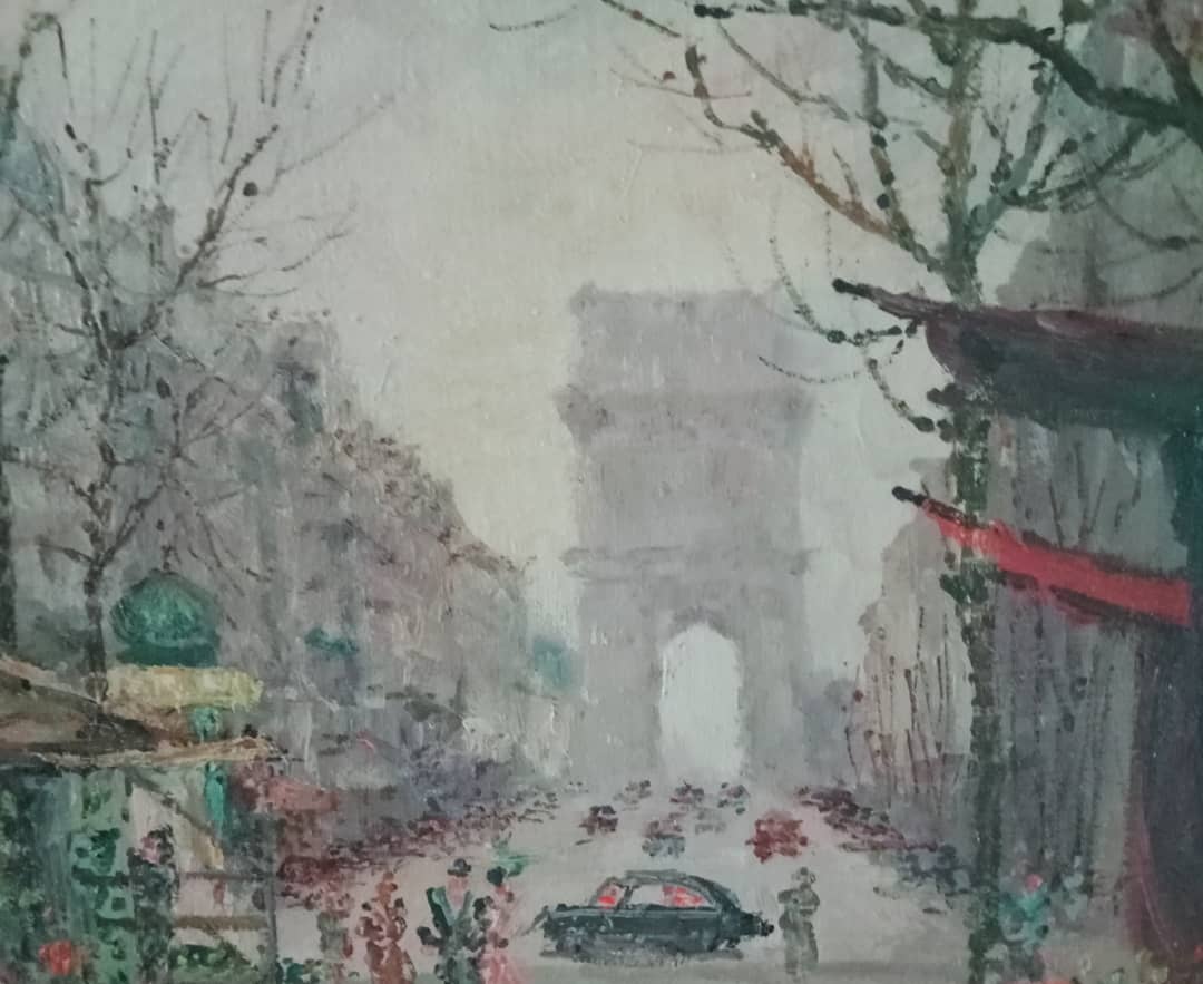 Oil on canvas Emilie saudemont