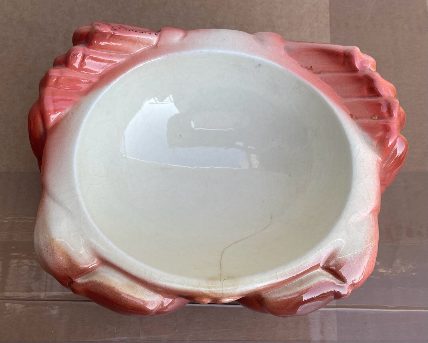 Crab box signed Michel Caugant