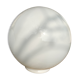 White opaline globe
