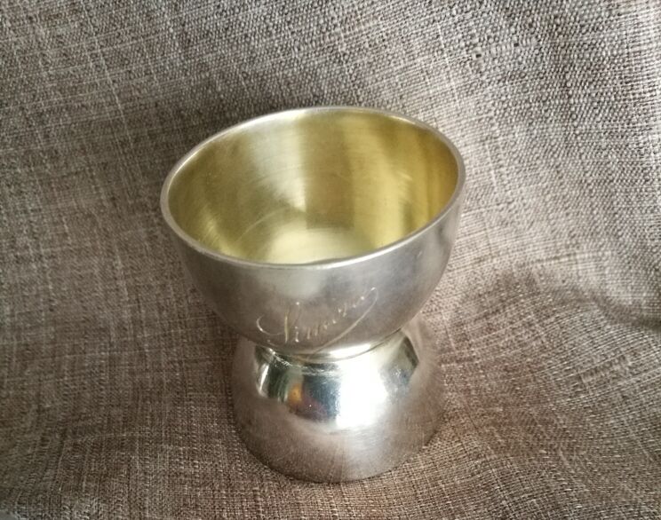 Solid silver diabolo shell "Simone"goldsmith Hector Alfred (1881 /1913)