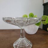 Stemmed glass bowl