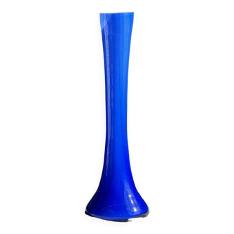 Small blue soliflore vase