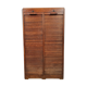Solid oak curtain binder with honey patina
