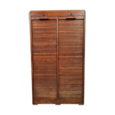 Solid oak curtain binder with honey patina