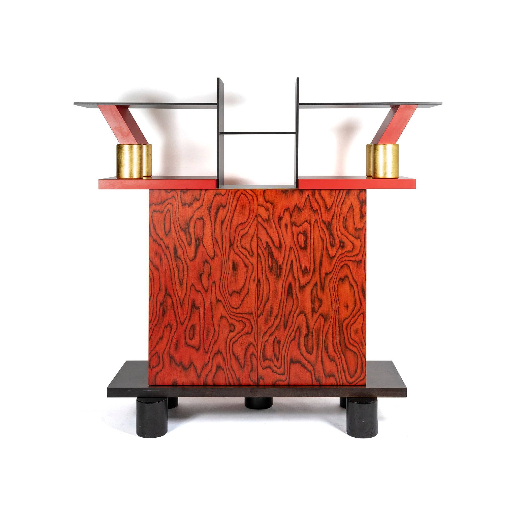 "Freemont" library by Ettore Sottsass for Memphis Milano, 1985