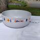 Enamelled cast iron fondue pan