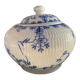 English sugar bowl in half-porcelain, antique.