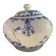 English sugar bowl in half-porcelain, antique.