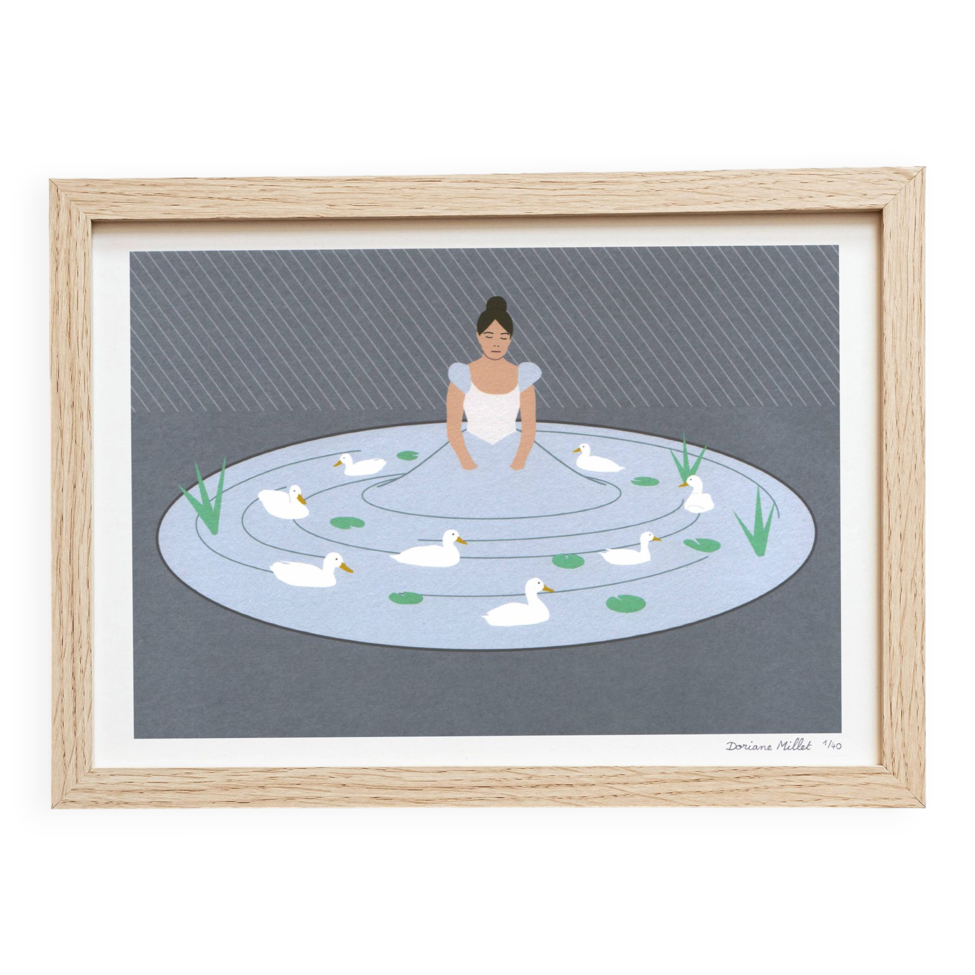 The Past, Art print 13x18 cm, limited and signed edition