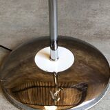 Lampadaire années 1970, 3 lampes chromées