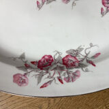 Ancien plat de service ovale L.J. Cie Vierzon