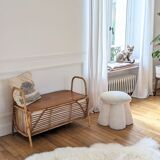 Rattan bench / chest