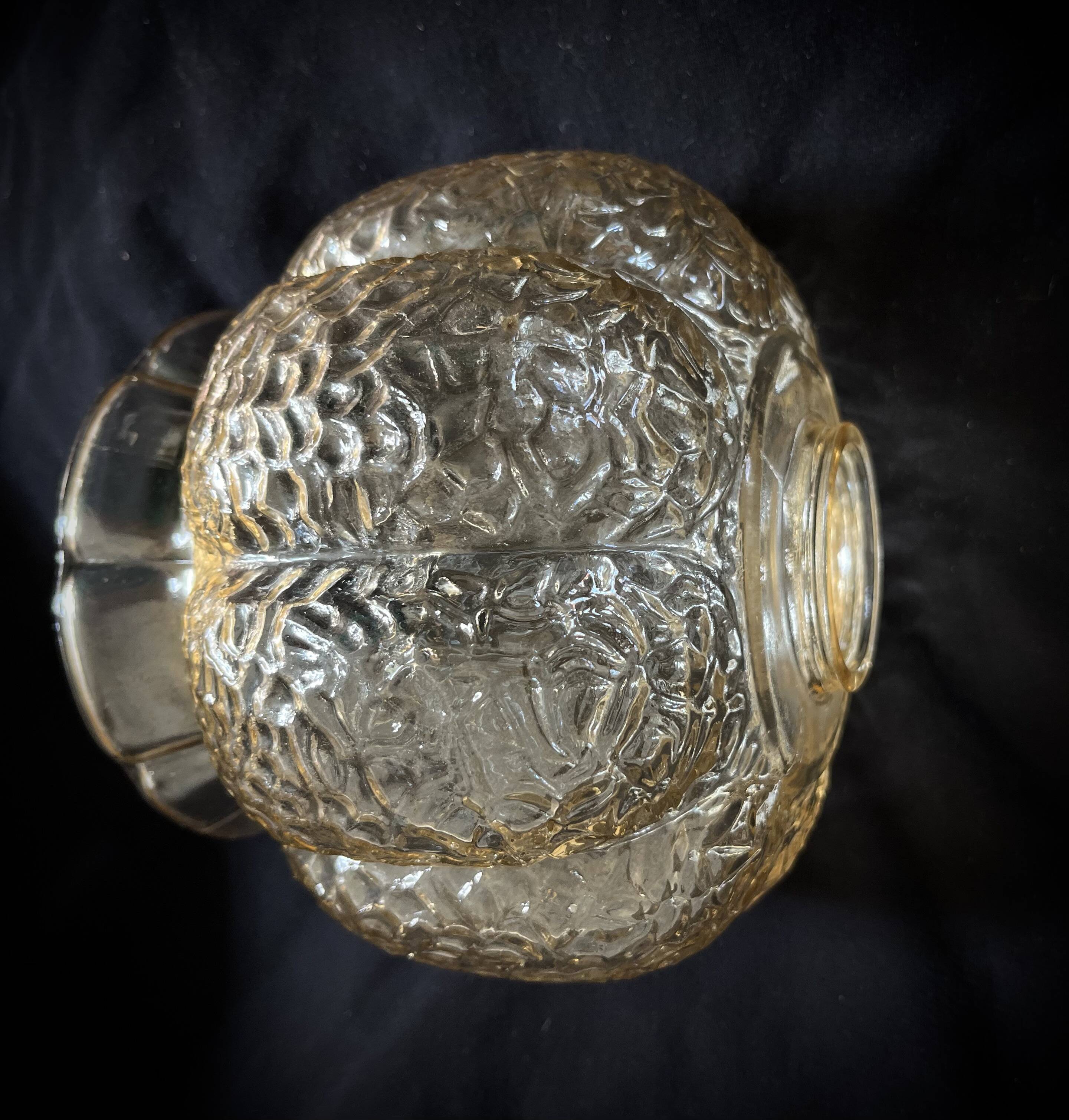 Little Pumpkin Amber Glass Pendant Light