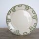 Cake dish on foot, old compotier by the Sarreguemines factory, France