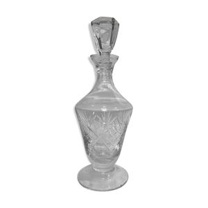 Carafe à vin vintage cristal ciselé