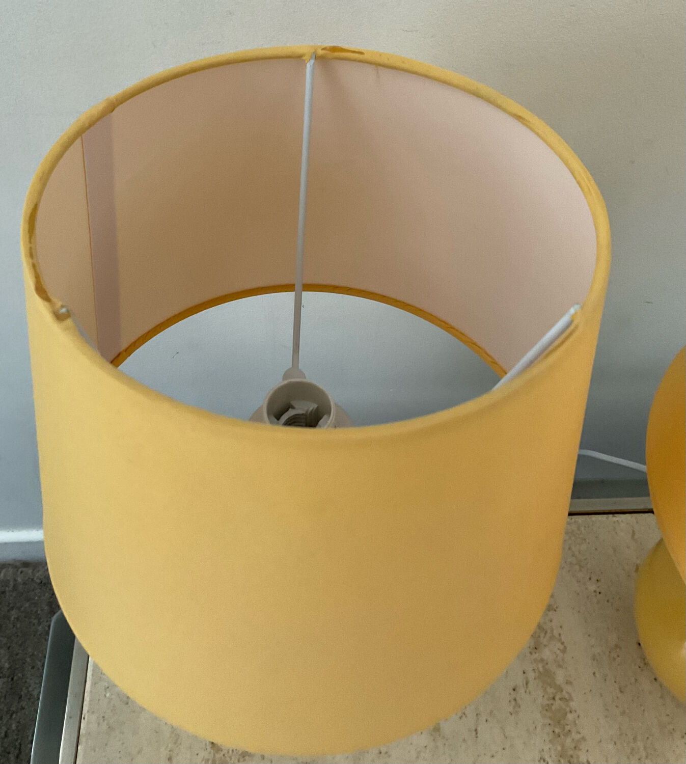 Pair of vintage ceramic lamps