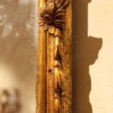 Italian Louis XV Period Hand-Carved Giltwood Mirror