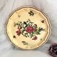 Decorative plate earthenware of Salins France decoration Strasbourg