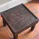 Handcrafted Berber coffee table – Carved wood (Morocco)