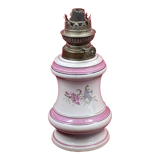 kerosene lamp decorated with flowers, Deco guest room, old pink 25 cm