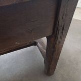 18th century solid oak farm table