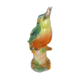 Porcelain image kingfisher vintage