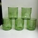 Set of 5 glasses bubbled glass style biot years 60-70