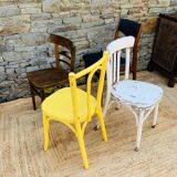 Set of 8 mismatched chairs