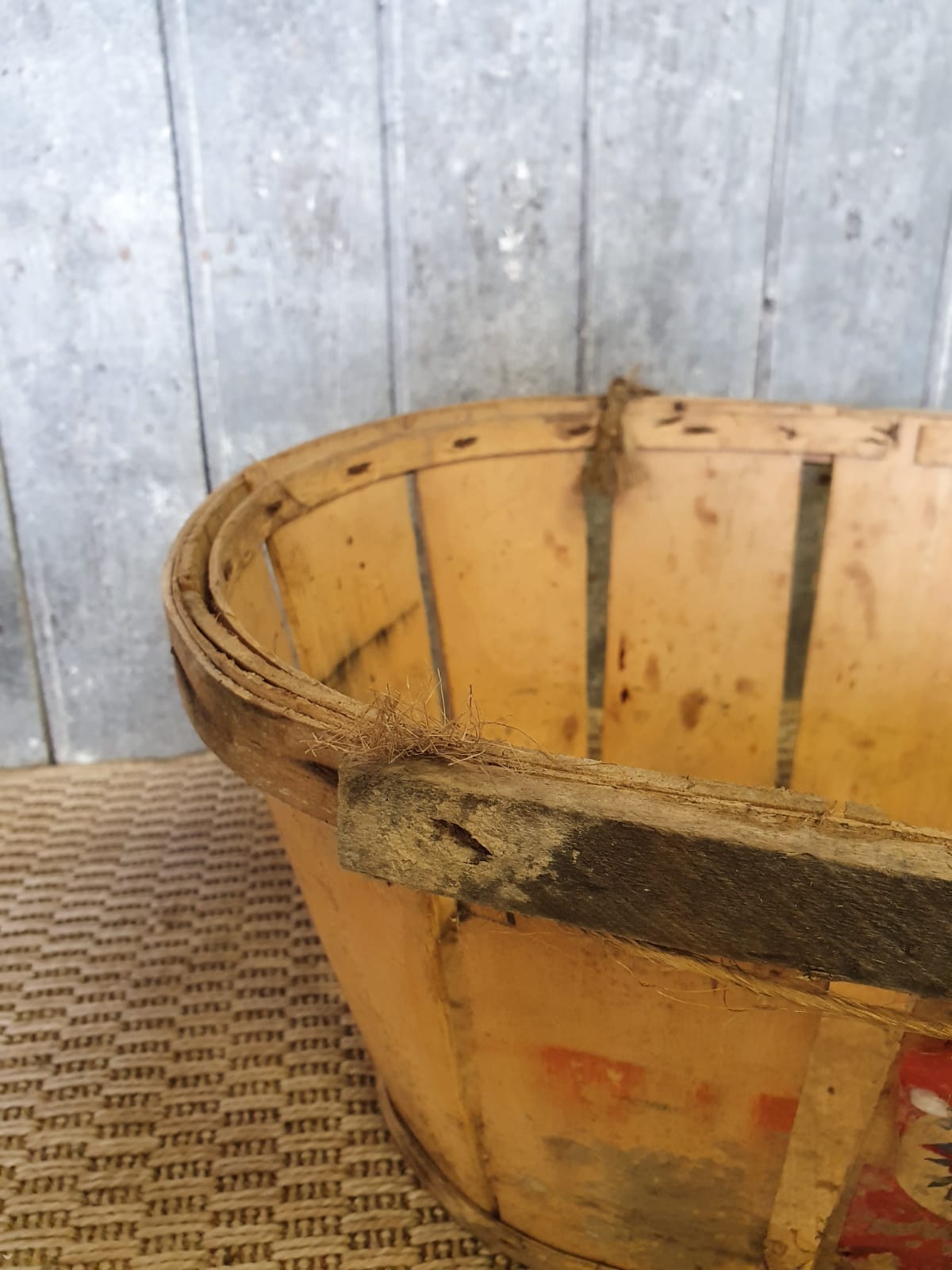 Lot of 2 orange bins from North Africa