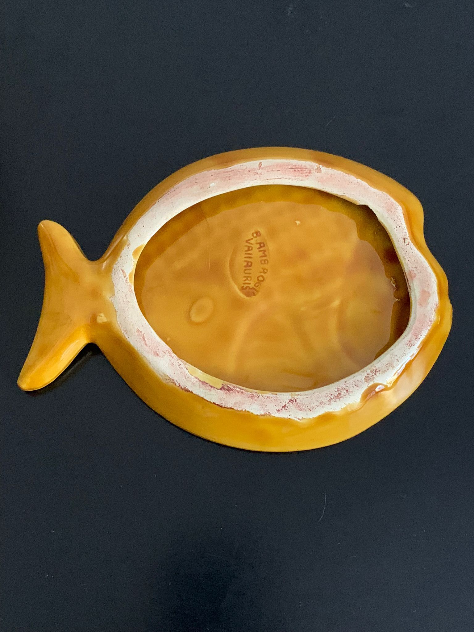 Vallauris baptistin ambrogio - empty pocket, ashtray fish 60s