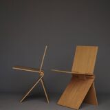 Chaise Stick 020 par Bruno Ninaber Van Eyben pour Artifort, 1970s