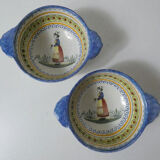 Henriot Quimper 2 bowls