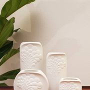 MidCentury Vases in bisquit procellain by Kayser, 1960s
