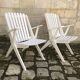 Paire de fauteuils pliables vintage « ciseaux » 1950