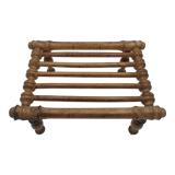 Bamboo imitation footrest